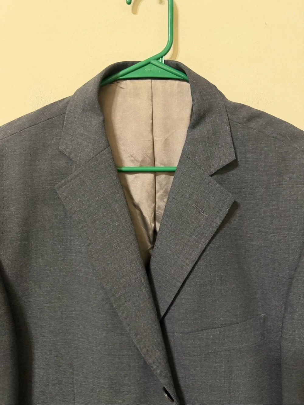St Michael Marks & Spencer Italian Classic Gray Tailored Jacket merino wool 42r